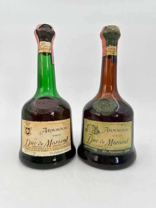 Duc de Maravat - D.M. 30. Armagnac Vieux & Armagnac Sélection  - b. 1970er Jahre - 70 cl, 75 cl - 2 flaschen
