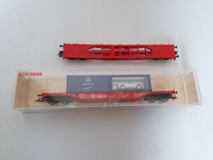 Fleischmann H0 - 5249 MV - Τρένο μοντελισμού μεταφοράς εμπορευμάτων (2) - DB Cargo