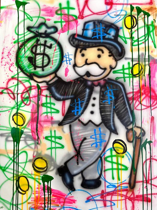 Outside - Monopoly man money