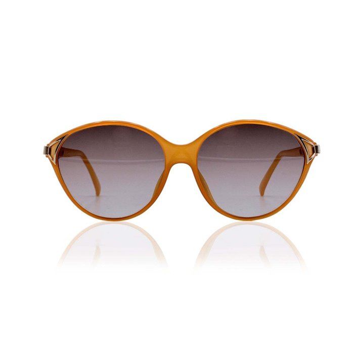 Christian Dior - Vintage Orange Acetate Sunglasses 2306 40 55/15 125mm - Lunettes de soleil