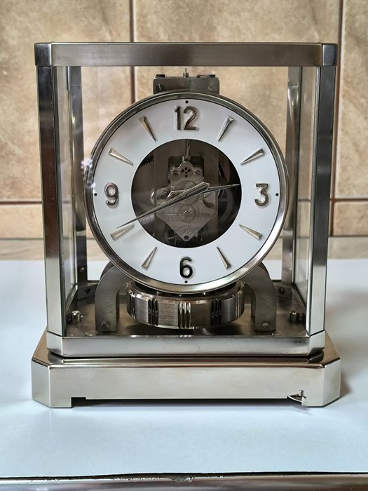 空气钟, 机芯 528-6 - Jaeger LeCoultre - 玻璃, 黄铜, 镀镍 - 1960-1970