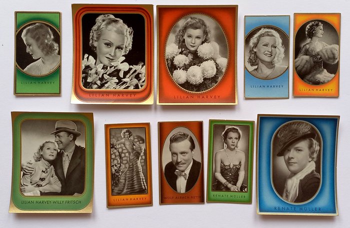 Germany - 247 trading cards from the 1930s - "Colorful film pictures" - rarity - Postcard (247) - 1933-1933
