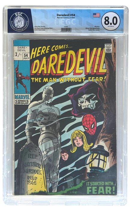 Daredevil 54 - 8.0 EGC graded - 1 Graded comic - 1969