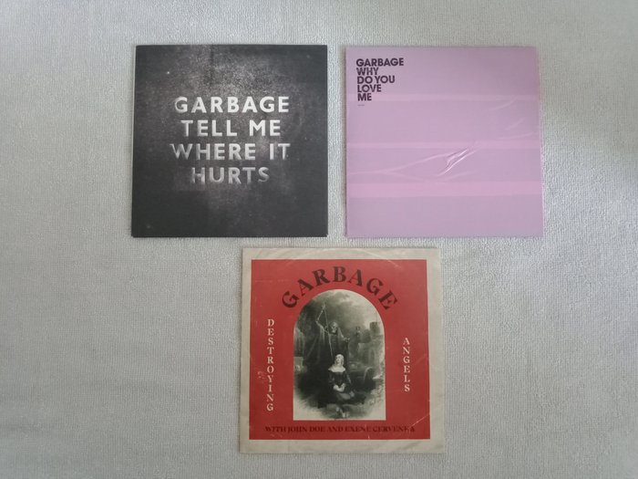 Garbage - Tell me where it hurts / why do you love me / destroying angels - Flere titler - Single vinylplade - 2005