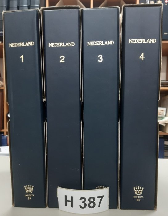 tilbehør  - 4 Importa Sk-album Nederland 1852 - 2019.