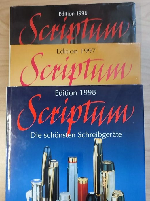 Ebner Verlag Ulm - Scriptum Edition 1996 1997 1998 - Die schönsten Schreibgeräte - 1996-1998