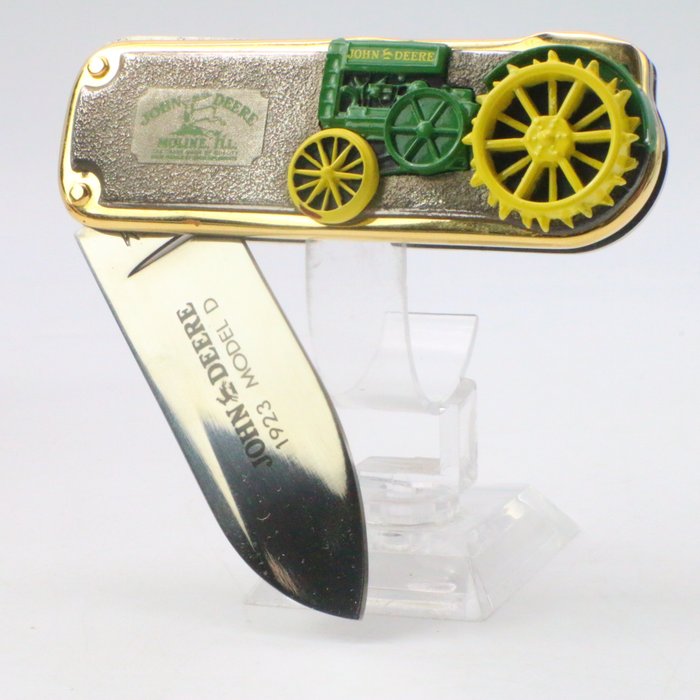 Franklin Mint Gold-Plated John Deere - 袖珍小刀