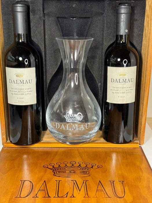 2004 Marqués de Murrieta, Dalmau (incl. decanter) - Rioja - 2 Bottles (0.75L)