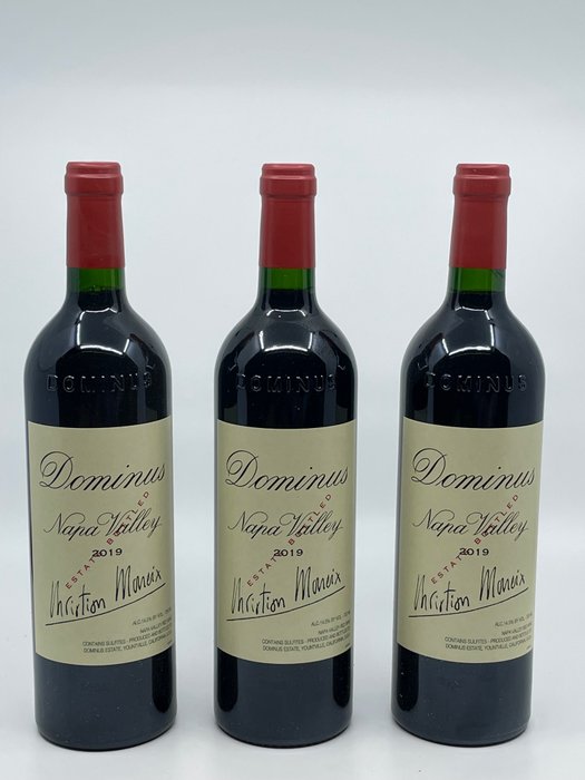 2019 Dominus, Moueix - 纳帕谷 - 3 Bottles (0.75L)