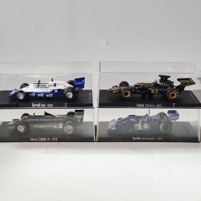 Altaya 1:43 - 模型跑车 - Collection of F1 cars Lotus - Tyrrell