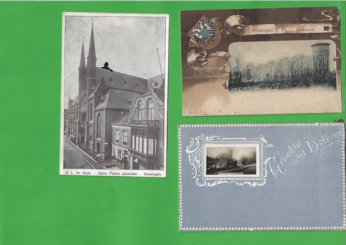 Niederlande - Groningen - Postkarte (73) - 1902-1970