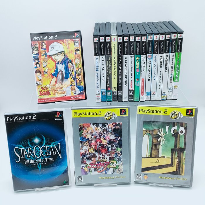 Sony - PlayStation 2 - Star Ocean, Disgaea, and others - Set of 19 - From Japan - 电子游戏 (19) - 带原装盒
