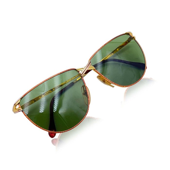 Casanova - Vintage 24K Gold Plated Mint Unisex Sunglasses Mod. CN4 54/18 - Lunettes de soleil