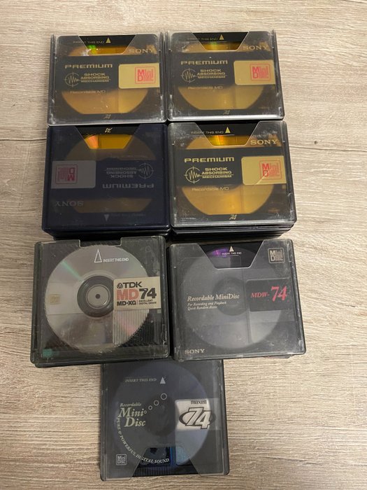 Sony - TDK - 多種型號— 迷你光碟 物品數量: 30