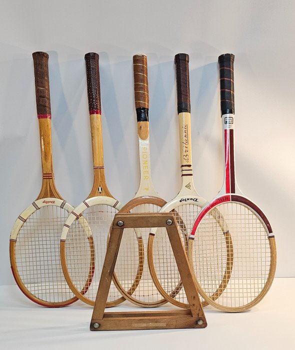 Tennis - Vintage-Pioneer/Pinquin/Rucanor/Dunlop - Raquette de tennis