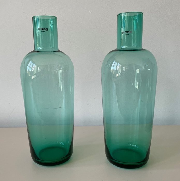 Bitossi - Decanter (2) - Bottiglia series - Glass