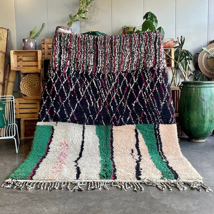 Marokkaans modern wollen tapijt, Berber Marokkaans tapijt - Vloerkleed - 285 cm - 200 cm
