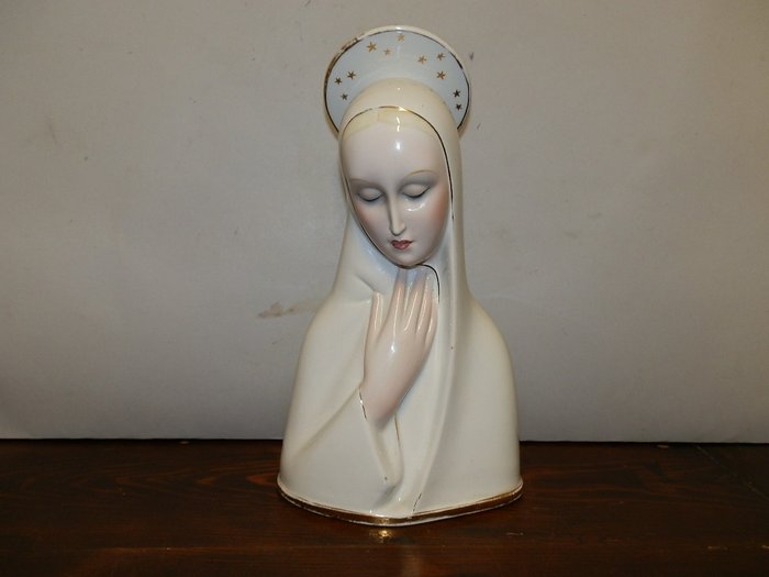 Ronzan - 雕像 - Madonna - 陶瓷