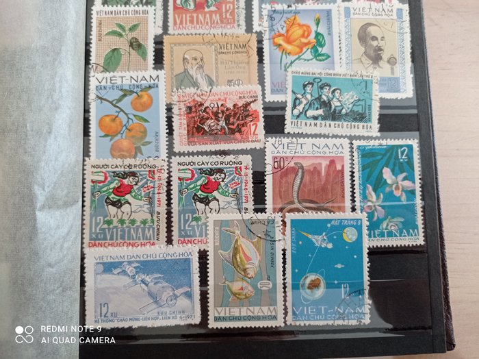 Vietnam 1943/1975 - Selectie van postzegels uit Noord-Vietnam