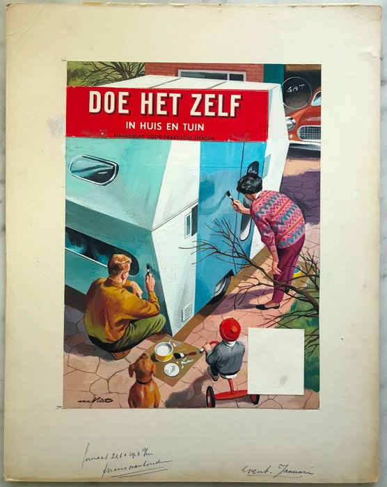 Freek van Vliet - Cover van het maadblad DOE HET ZELF