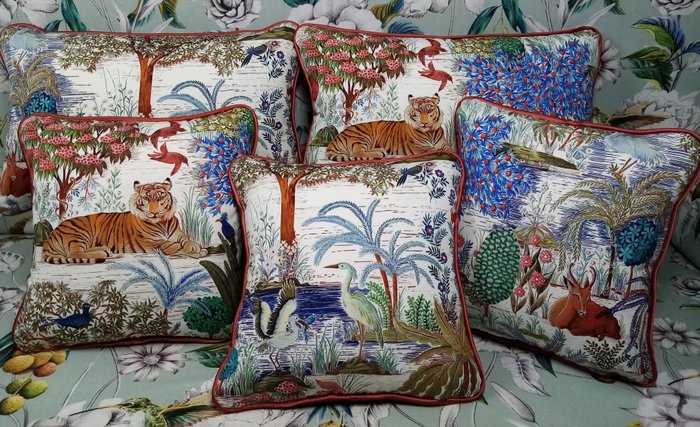 pillow set with Pierre Frey fabric, filling included - Cushion (5)