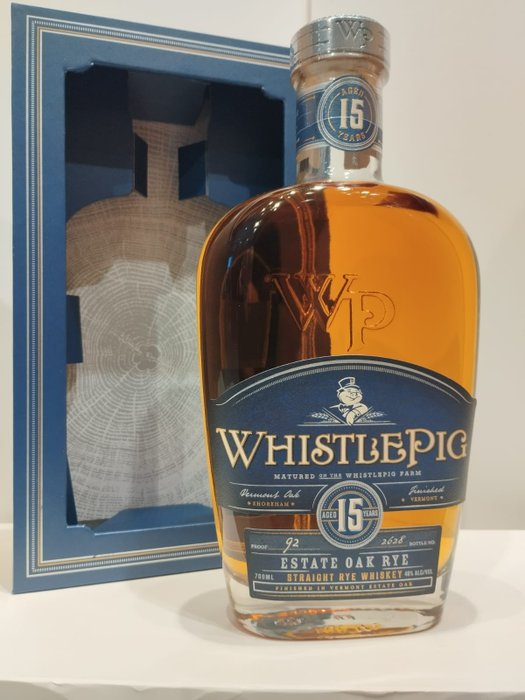 Whistlepig 15 years old - Estate Oak Rye  - 70cl