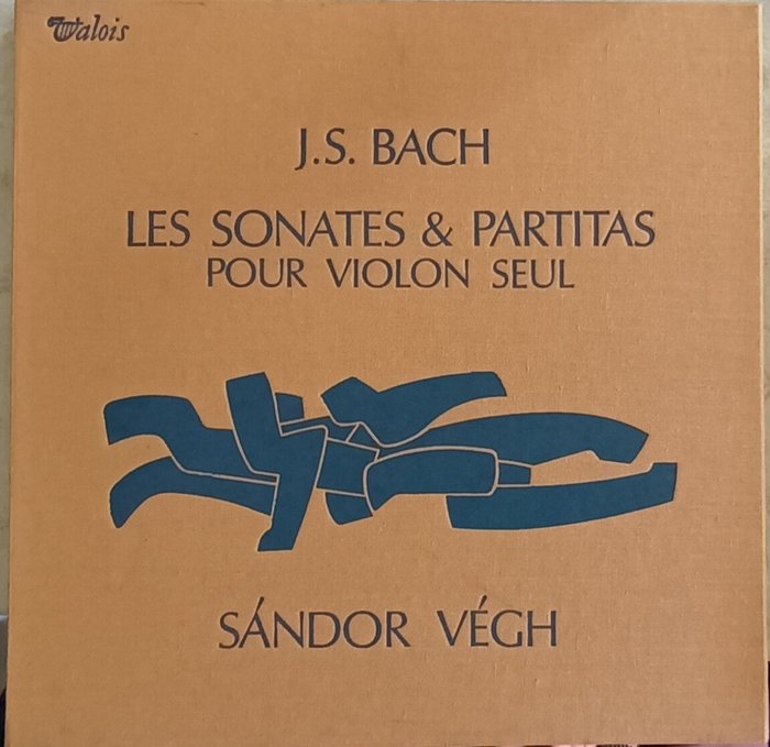 Very rare box set Sándor Végh/ J.S.Bach - J.S.Bach sonatas & partitas for solo violin - LP 盒套装 - 山西 247/48/49/50/51/52 - 1970