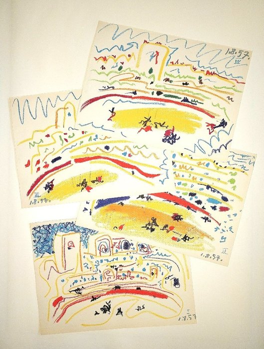 Pablo Picasso (1881-1973) - Toros y Toreros - 4 Prints