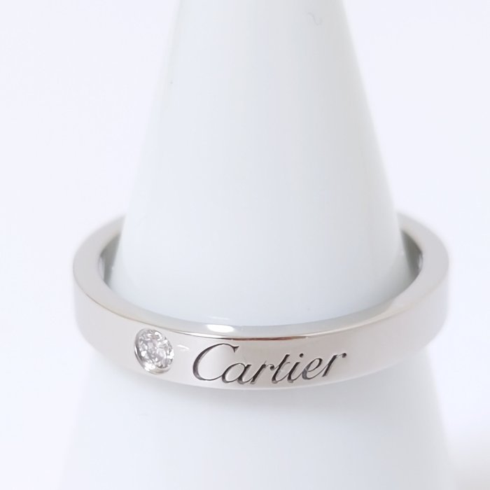 χωρίς τιμή ασφαλείας - Cartier - Δαχτυλίδι - Engraved Πλατίνα 