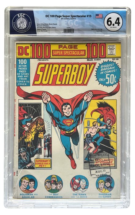 DC 100 Page Super Spectacula #15 - EGC graded 6.4 - 1 Graded comic - 1973