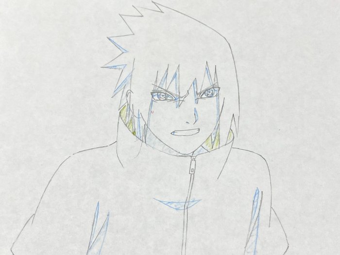 Naruto - 1 Dessin d'animation original de Sasuke Uchiha