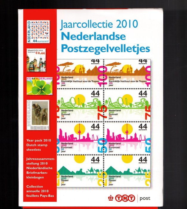Niederlande 2010 - Briefmarkenblätter - Jahreskollektion 2010