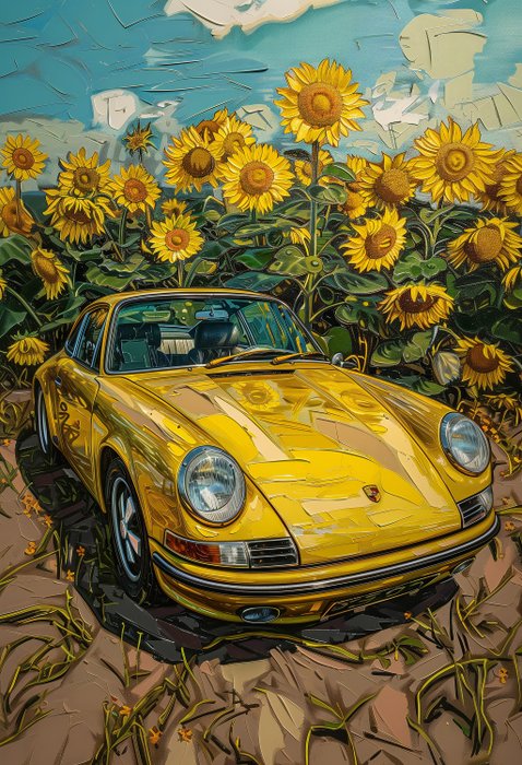 Archimede - Porsche 911 - Sunflowers