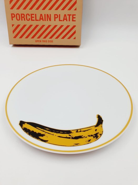 Andy Warhol (1928-1987) - Porcelain Plate X Andy Warhol by Ligne Blanche  "Banana"