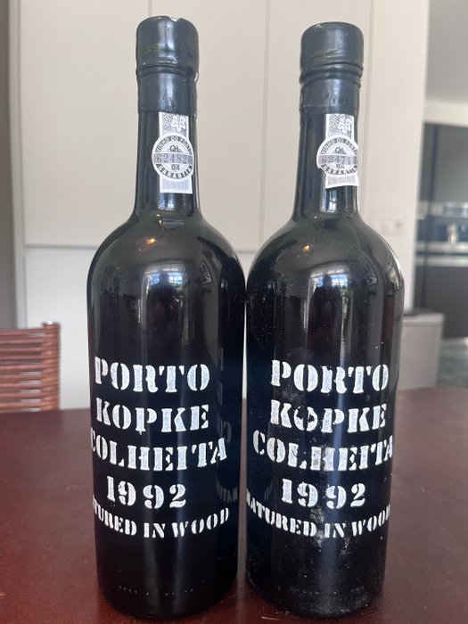 1992 Kopke - Douro Colheita Port - 2 Flaskor (0,75L)