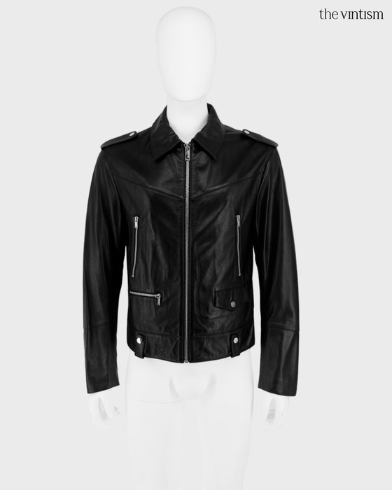 Costume National - New With Tags - Veste en cuir