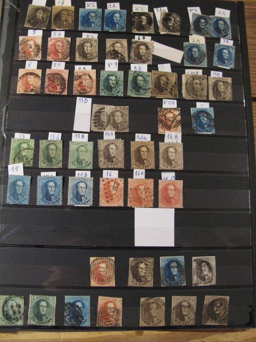 Belgien  - Belgiske frimærker, begyndelsen af 1900