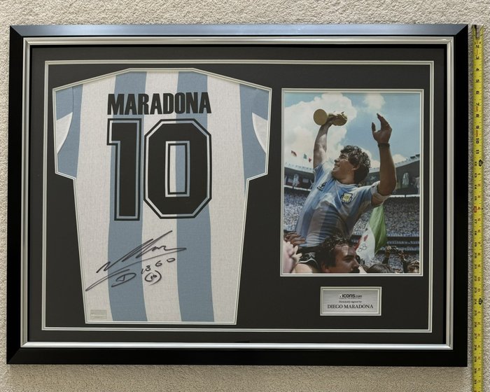 Argentina - Wereldkampioenschap Voetbal - Diego Maradona - 1986 - Sportshirt