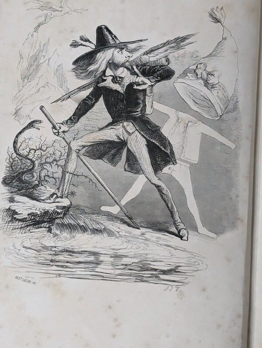 Louis Reybaud / J. J. Grandville - Jérome Paturot à la recherche d'une position sociale - 1848