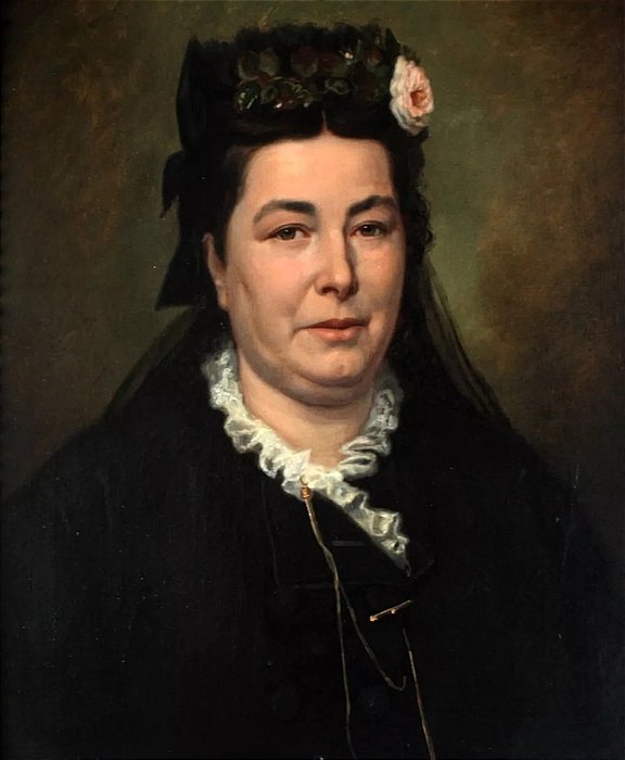 Französische Schule (XIX) - Portrait Madame Gervais