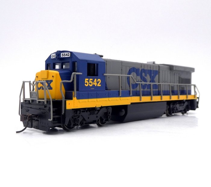 Bachmann H0 - 11116 - 柴油火車 (1) - B23/B30-7（藍灰黃）#5542 - CSX