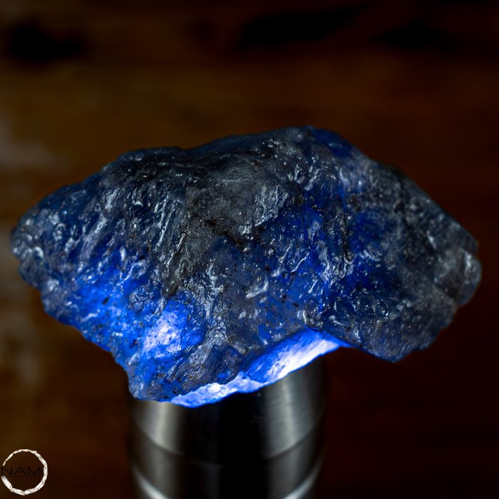 Φυσικοί κρύσταλλοι Deep Blue Tanzanite χωρίς επεξεργασία 171,8 καρατ- 34.36 g