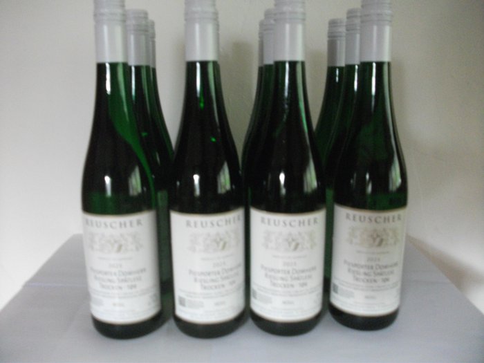 2023 Josef Reuscher Erben - Piesporter Domherr - Riesling Spätlese Trocken (Dry) - Mosel Einzellage - 12 Bottles (0.75L)