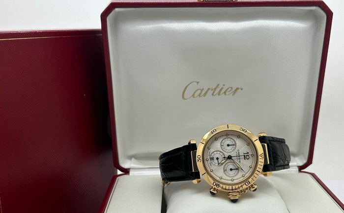 Cartier - Pasha Chronograph - 2111 - Mænd - 2000-2010