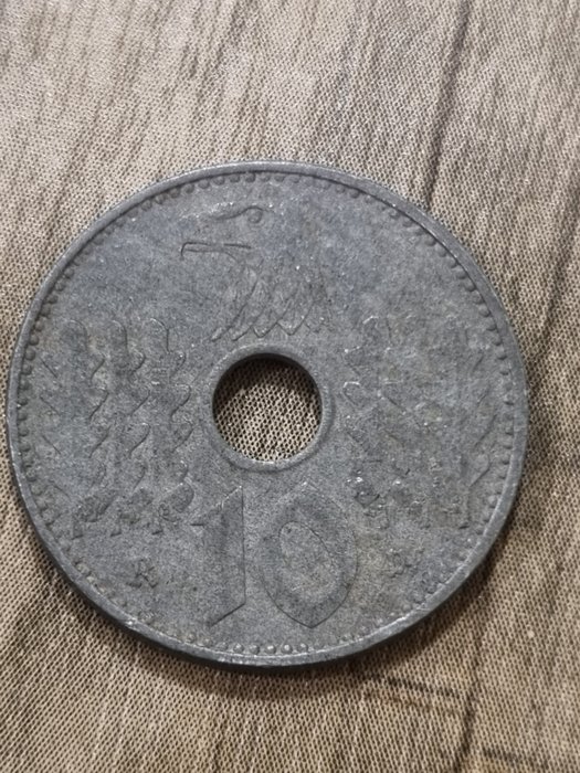 Tyskland, Tredje riket. 10 Reichspfennig 1940 A Reichskreditkassen  (Utan reservationspris)