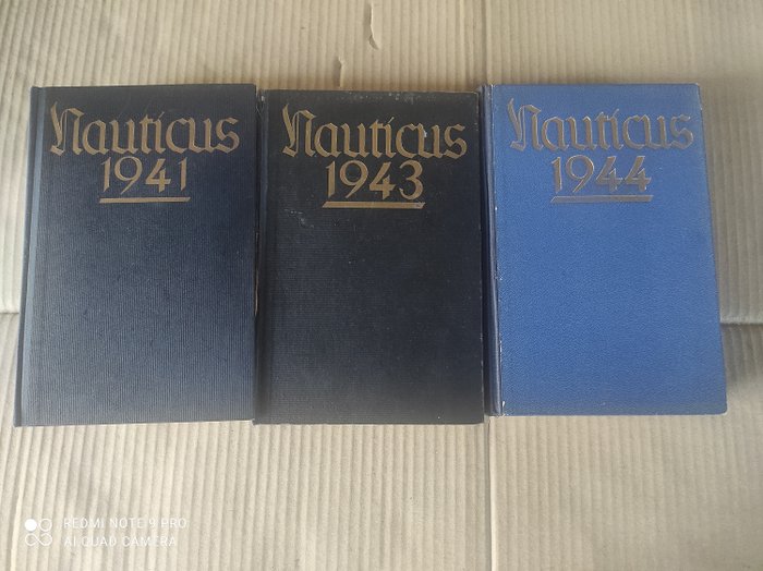 Goffried hansen - 3 volumi Nauticus - 1941-1944