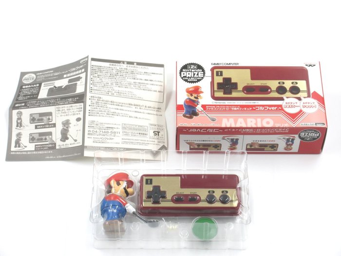 Banpresto - Speelgoed Nintendo Mario Prize Collection Series Famicom controller operation figure Golf ver. Japan - 2000-2010 - Japan