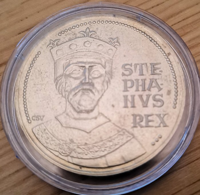 Hungria. 100 Forint 1972 1000-jähriges Jubiläum des ungarischen Königs Stephan  (Sem preço de reserva)