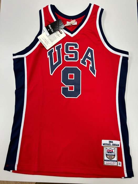 USA - Basquetebol da NBA - Michael Jordan - 1984 - Camisola de basquetebol