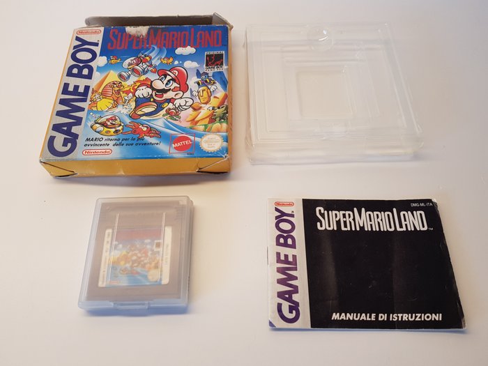 Nintendo - Gameboy Classic - Super Mario Land - Mattel/Italian version - Videopeli - Alkuperäispakkauksessa